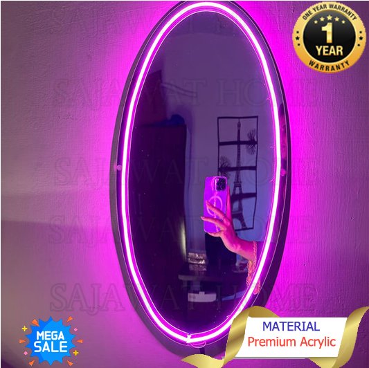 Neon Selfie Acrylic Mirror