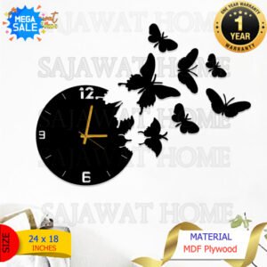 Butterfly DIY Wall Clock