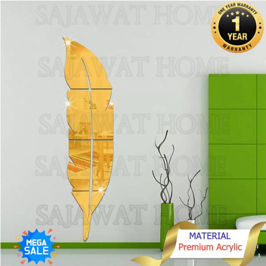 Premium Acrylic Leaf Mirror silver2