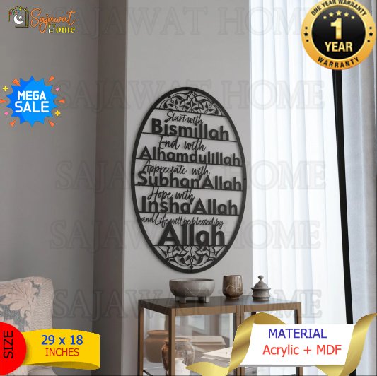 Start with Bismillah English Instructions