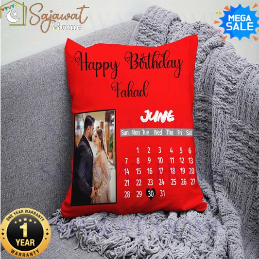 Pillow Cover with Mark the Calendar Month - Image 5