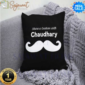Pillow Cover with Sir Name & Design