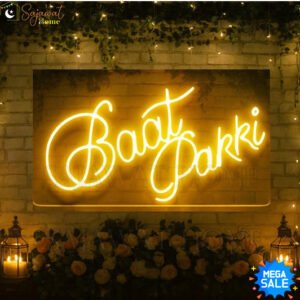 Baat Pakki Neon Sign - English