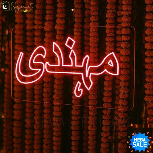 Mehndi - Neon Sign - Image 2