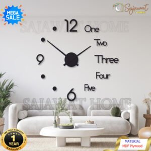 DIY Wall Clock Alphanumeric