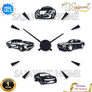 DIY Wall Clock Car Style