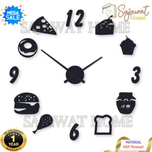 DIY Wall Clock Food Items