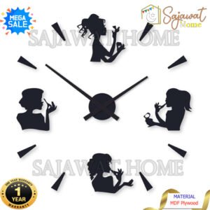 DIY Wall Clock for Dressing Room