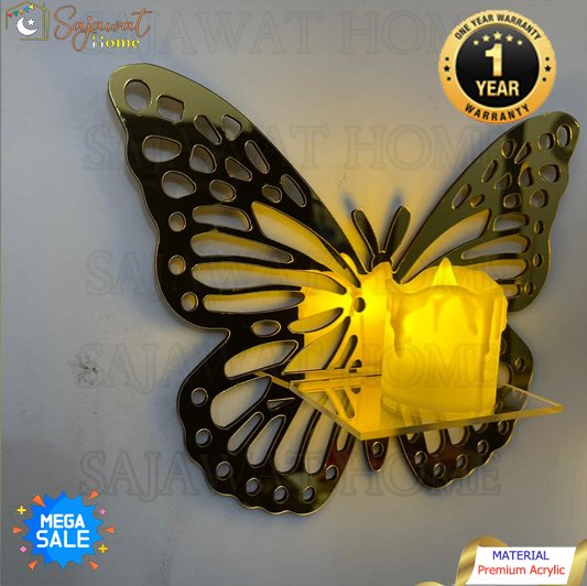 Acrylic Butterfly Shelft