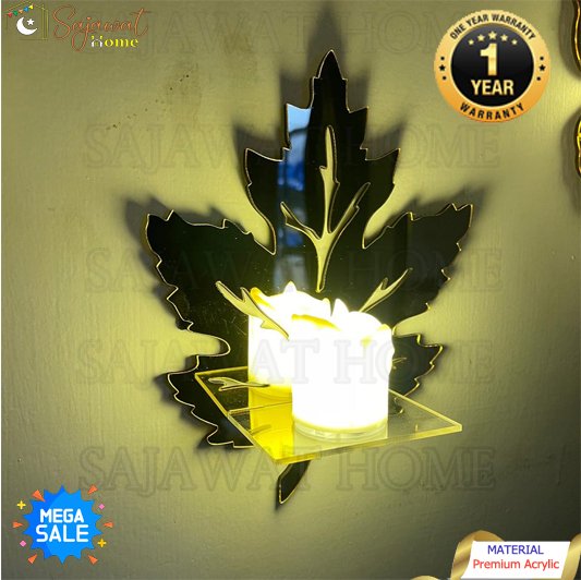 Acrylic DIY Mini Shelves Butterfly & Leaf Wall Decor - Image 6