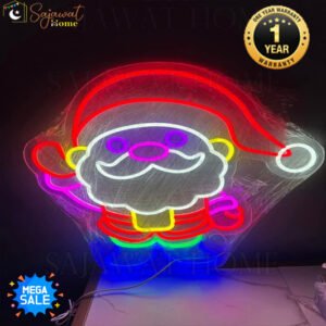 Santa Claus - Ho Ho Ho Design - Neon Light