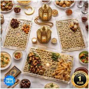 Luxury Crystal Clear Acrylic Tray